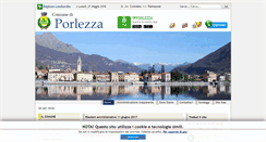 Desktop Screenshot of comune.porlezza.co.it
